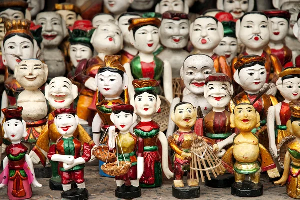 Παραδοσιακές μαριονέτες στο Ανόι του Βιετνάμ — Φωτογραφία Αρχείου