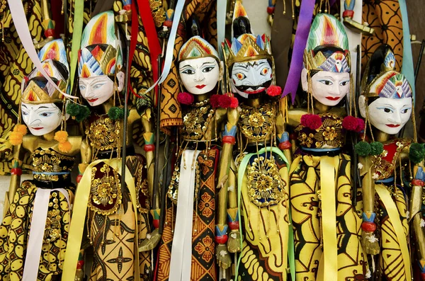 Fantoches tradicionais na indonésia bali — Fotografia de Stock