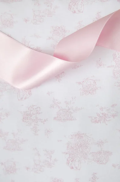 Rosa spets och textil detalj — Stockfoto