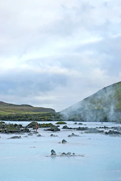 Niebieska Laguna w pobliżu Islandia reykjavik — Zdjęcie stockowe