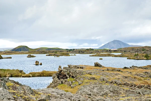 Вулканічну в інтер'єрі Ісландії — стокове фото