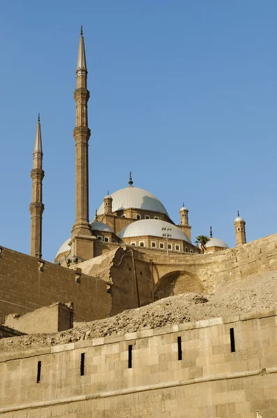Moschea nella cittadella di cairo egitto — Foto Stock