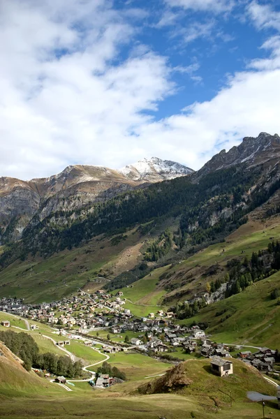 stock image Vals village in switzerland alps