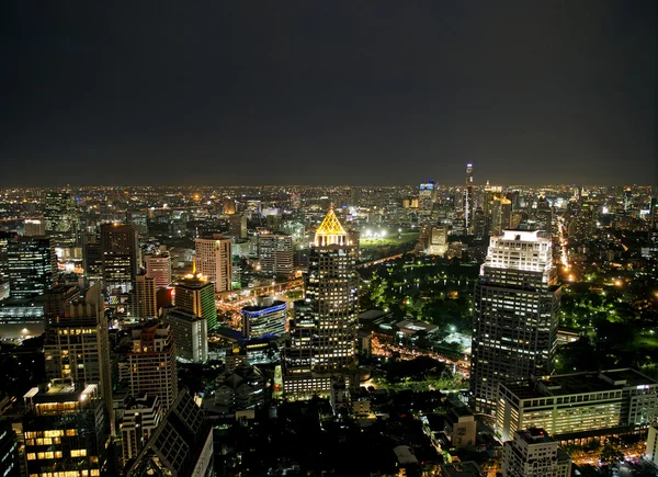Bangkok panorama v noci — Stock fotografie