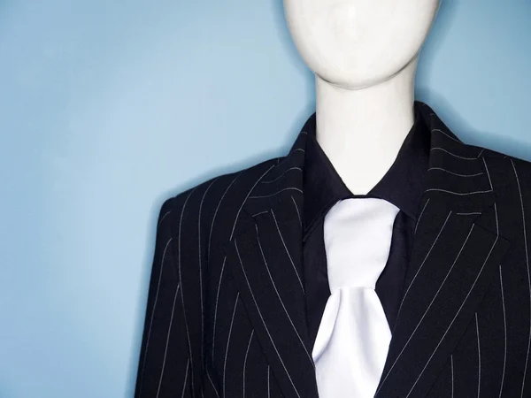 stock image Faceless dummy model dressed in business suit and tie