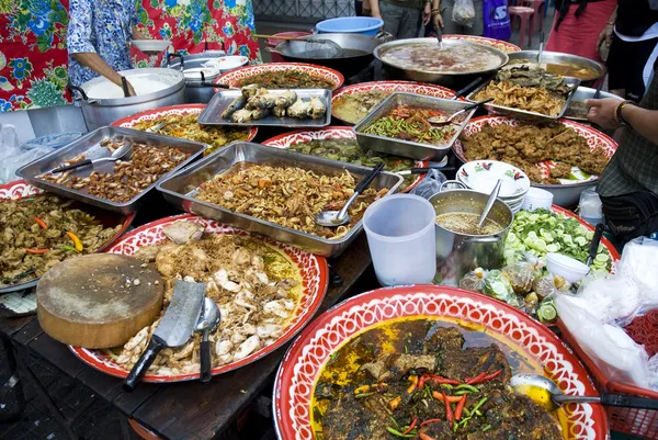 Cuisine de rue thaïlandaise en Thaïlande thailand — Photo