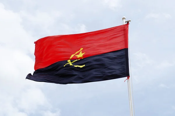 Σημαία της Αγκόλα — Φωτογραφία Αρχείου