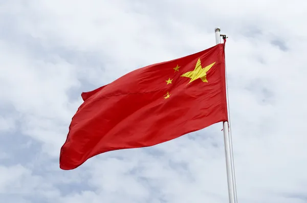Kína zászló — Stock Fotó