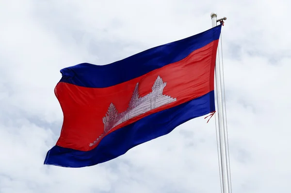Kambodža vlajka — Stock fotografie