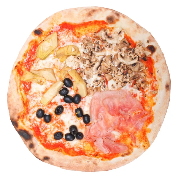Pizza čtyři roční období — Stock fotografie