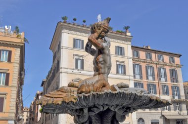 Triton Fountain, Rome clipart