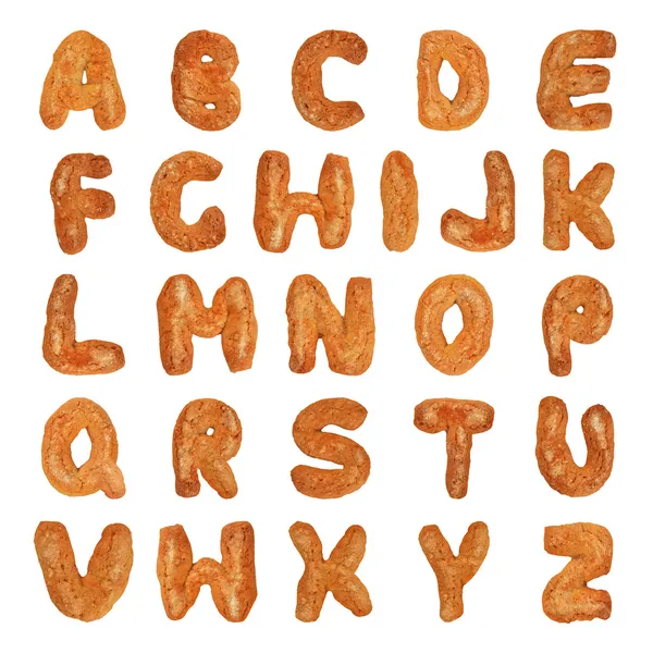 Letras do alfabeto britânico — Fotografia de Stock