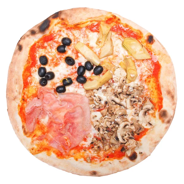 Pizza čtyři roční období — Stock fotografie