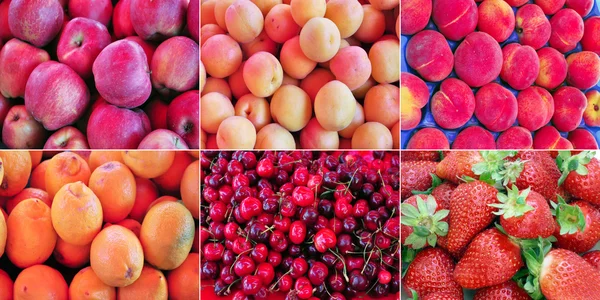 Colagem de frutas — Fotografia de Stock