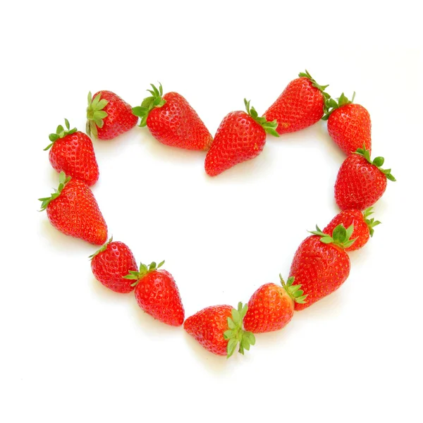 stock image Strawberry heart