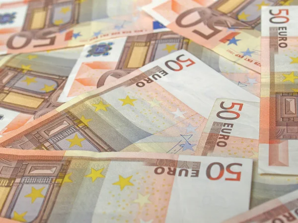 Euro bankonotes arka plan — Stok fotoğraf