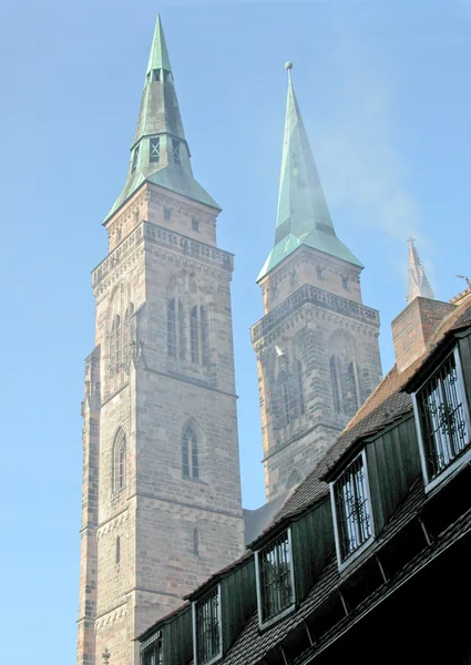 Лоренц Kirche, Nuernberg — стокове фото