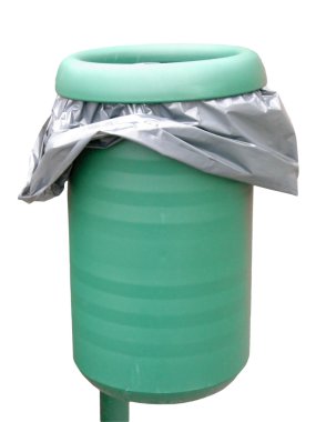 Litter bin trash can clipart