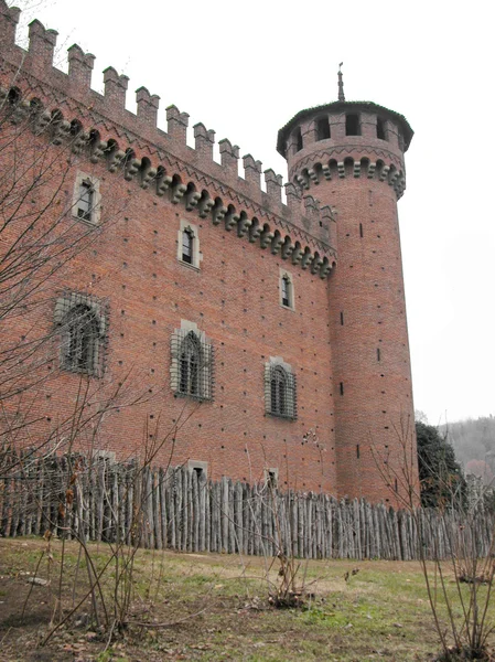 Middeleeuws kasteel, Turijn — Stockfoto