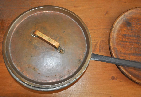 Vintage τηγάνι — Φωτογραφία Αρχείου