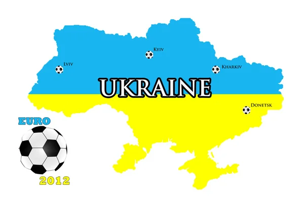 Ukraine Euro 2012 — Stock Photo, Image
