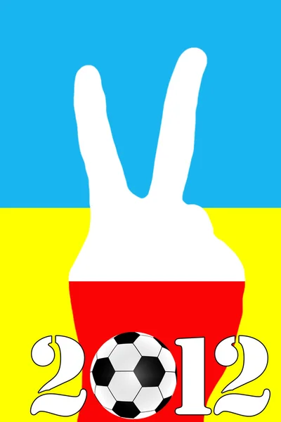 Ukrajina euro 2012 — Stock fotografie