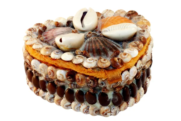 stock image Seashell box