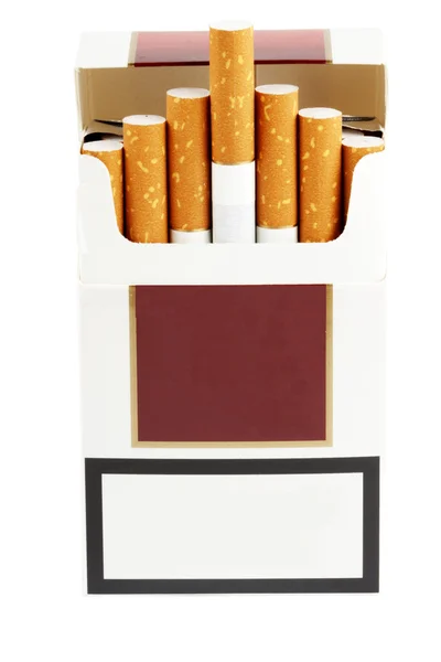 Пакет сигарет — стоковое фото