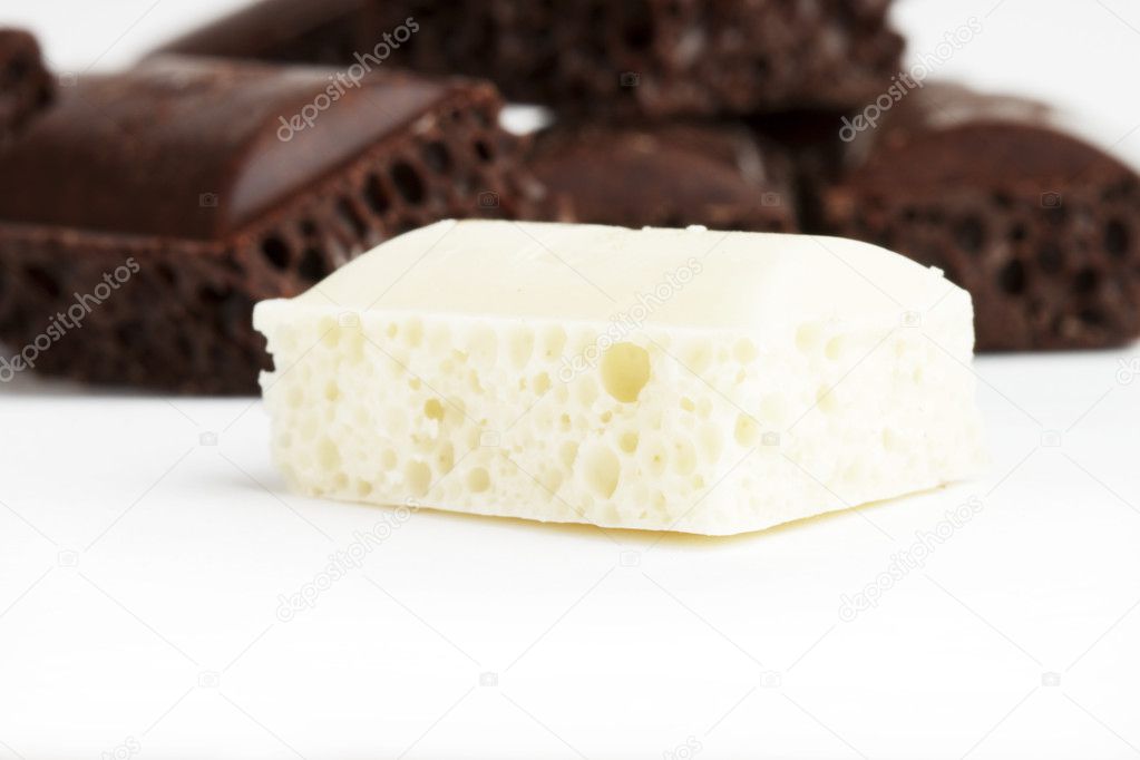 Porous chocolate