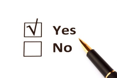 Yes or No clipart