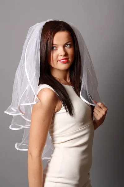 Portret van een bruid — Stockfoto
