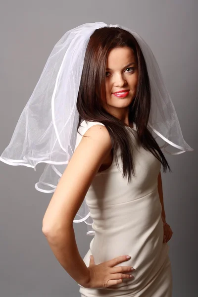 Retrato de uma noiva — Fotografia de Stock