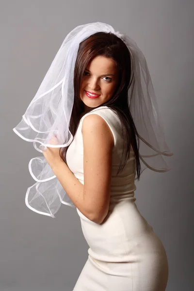 Retrato de una novia Imágenes de stock libres de derechos