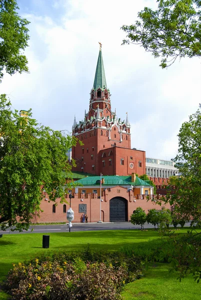 Troická věž z moskevského Kremlu — Stock fotografie