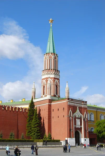 모스크바 크렘린, nikolskaya 타워 — 스톡 사진