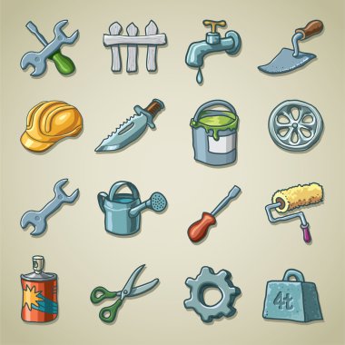 Freehands icons - tools clipart