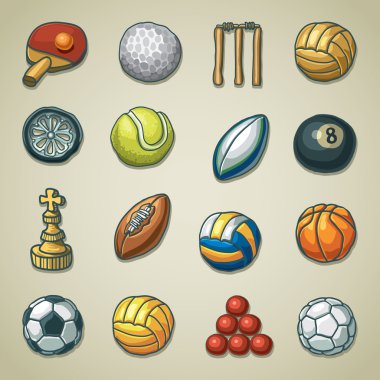 Freehands icons - sports clipart