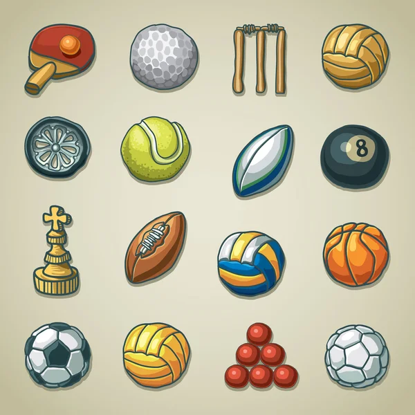 Freehands icons - sports — Stock Vector