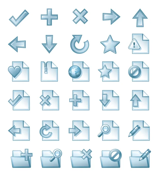 Conjunto de iconos web — Archivo Imágenes Vectoriales