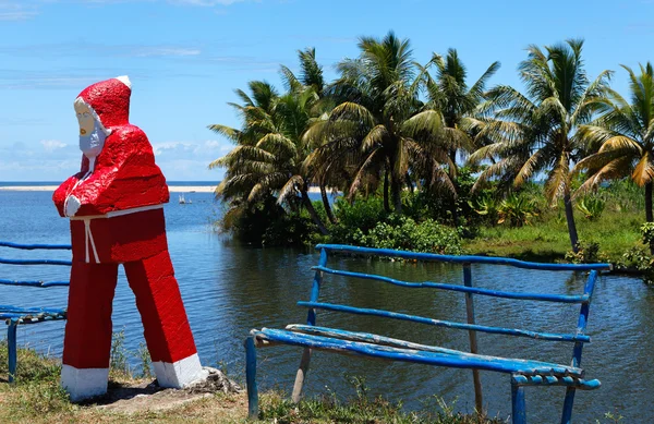 Extraordinaire Père-Noël tropical — Stock Photo, Image