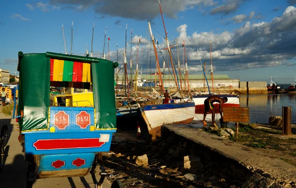 Le port au boutre de Mahajanga — Zdjęcie stockowe
