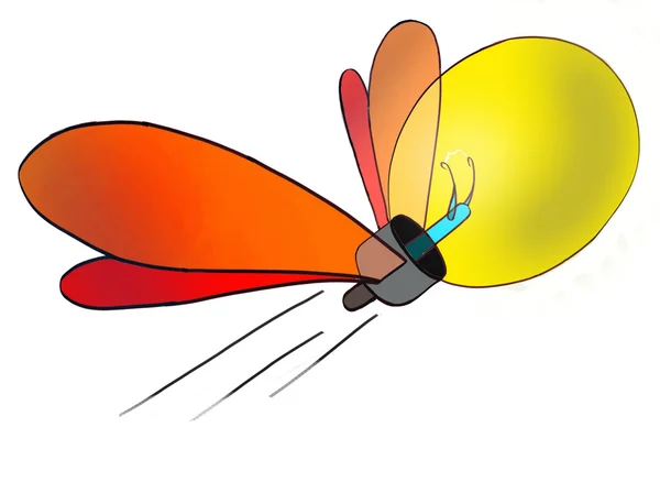 Logo of a light-bulb — Stock Photo, Image