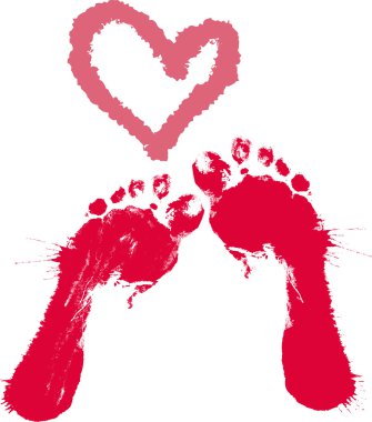 Footprints clipart