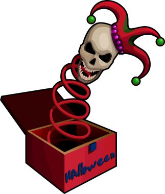 Jack-in-the-box clipart