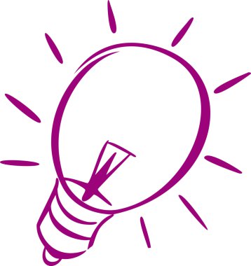 Logo of a light-bulb clipart