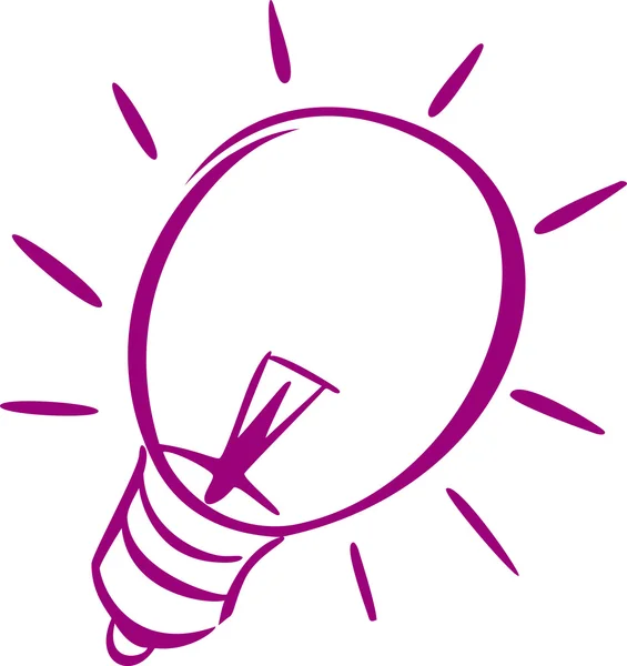 Logotipo de uma lâmpada —  Vetores de Stock