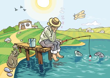The Fishing clipart