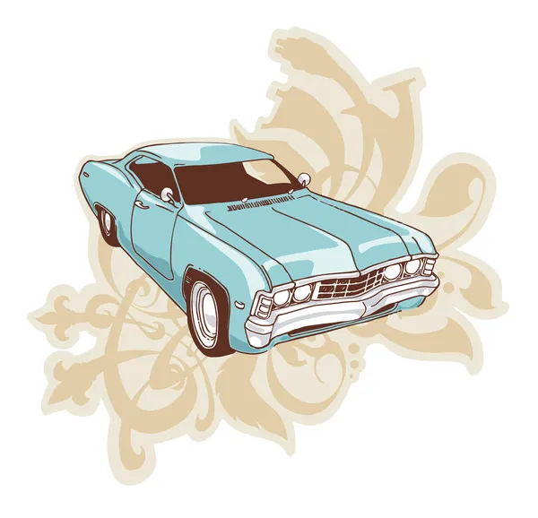 Auto deportivo impala de Chevrolet. — Archivo Imágenes Vectoriales