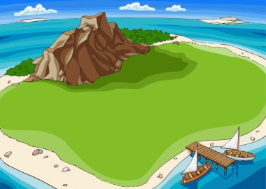 Island clipart