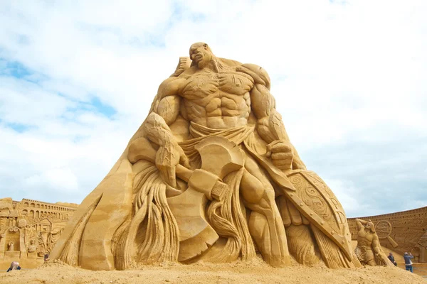 Festival delle sculture di sabbia — Foto Stock